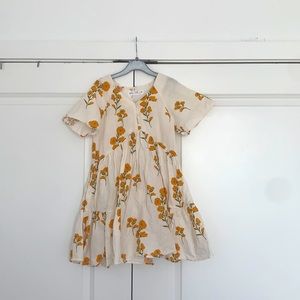 Zara Cream Floral Dress